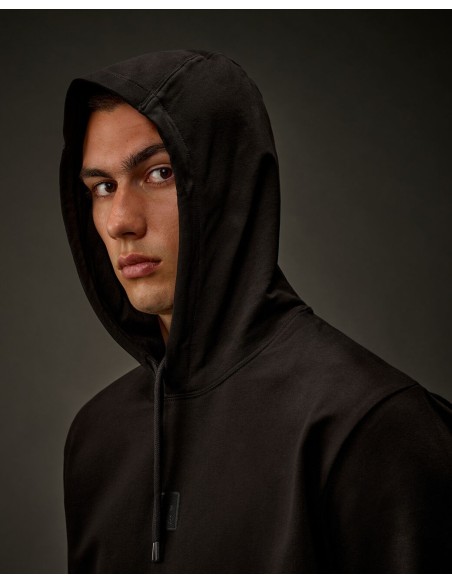 SWEATSHIRTS SWEAT HOODED IN STRETCH FLEECE