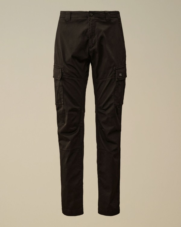 CARGO PANT IN STRETCH SATIN