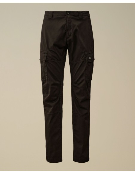 CARGO PANT IN STRETCH SATIN