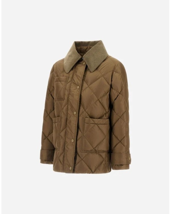 PIUMINO PARKA CORTO CON DETTAGLIO 2