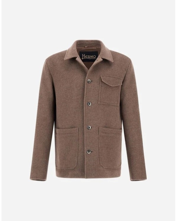 FIELD JACKET CON COLLETTO A CAMI