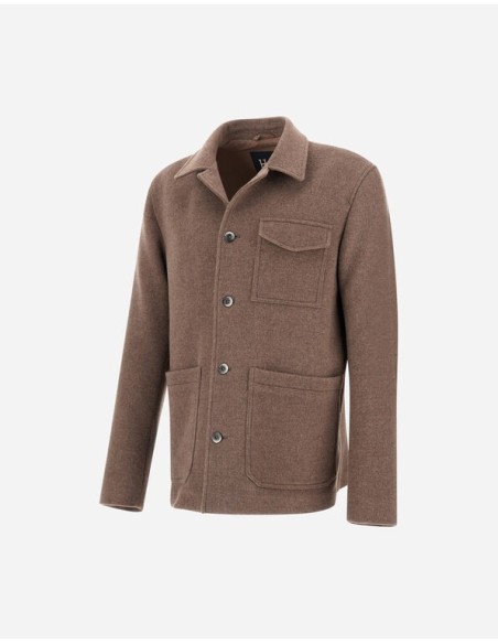 FIELD JACKET CON COLLETTO A CAMI