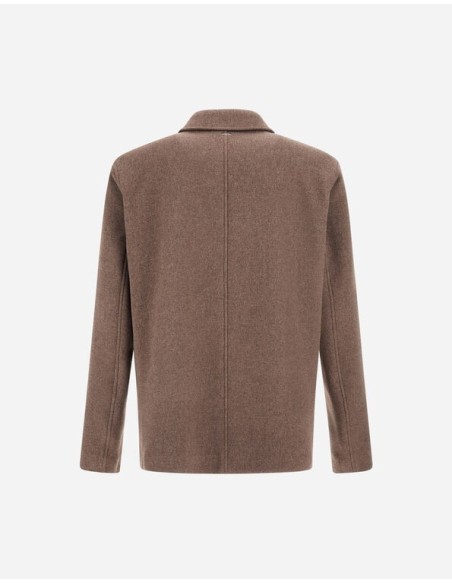 FIELD JACKET CON COLLETTO A CAMI