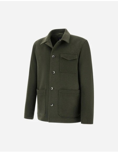 FIELD JACKET CON COLLETTO A CAMI