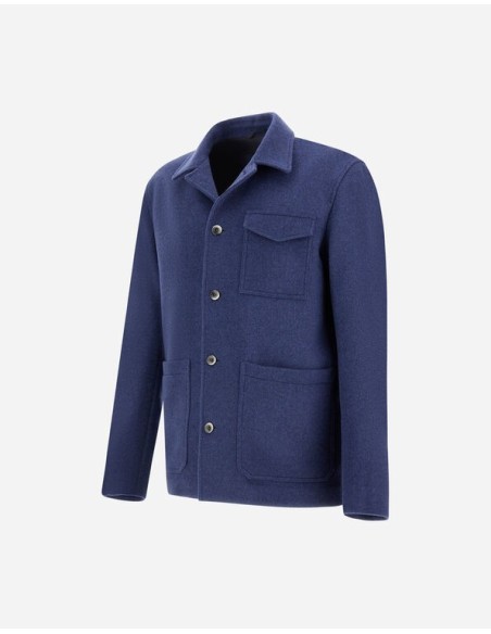 FIELD JACKET CON COLLETTO A CAMI