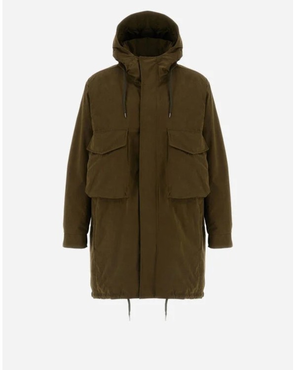 PARKA MEDIO CON TASCHE AL PETTO