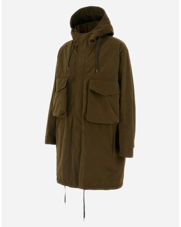 PARKA MEDIO CON TASCHE AL PETTO 2