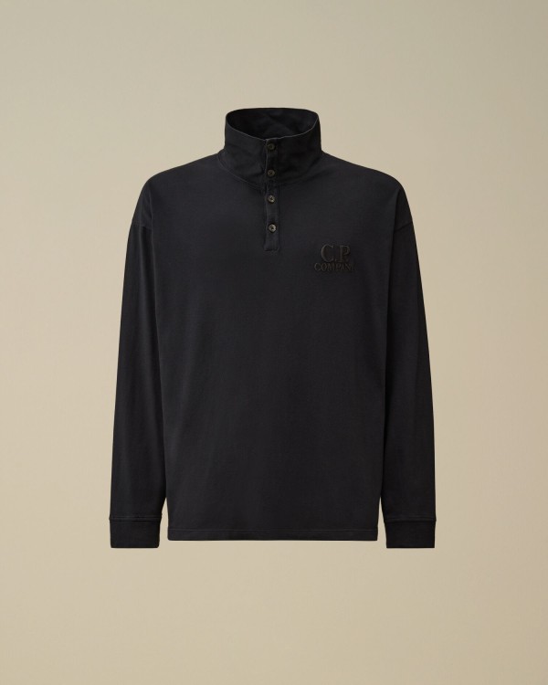POLO LONG SLEEVE IN JERSEY 20/1