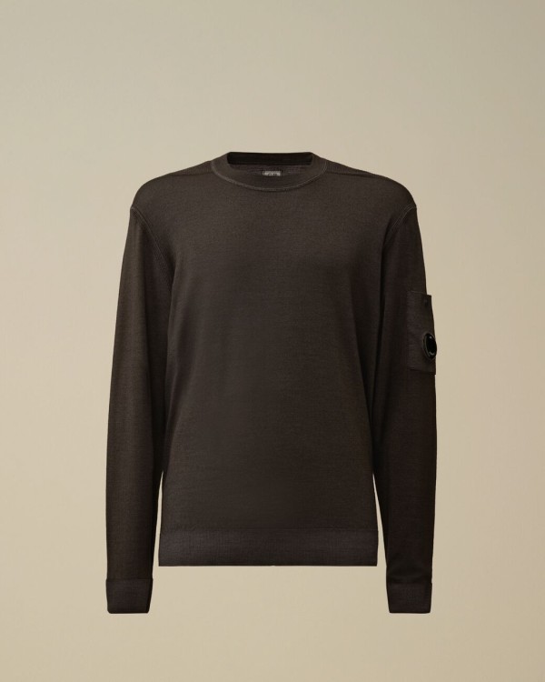 KNITWEAR CREW NECK IN FAST DYED MERINOS
