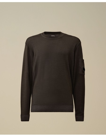 KNITWEAR CREW NECK IN FAST DYED MERINOS