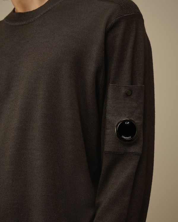 KNITWEAR CREW NECK IN FAST DYED MERINOS 2