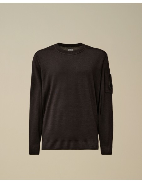 KNITWEAR CREW NECK IN FAST DYED MERINOS