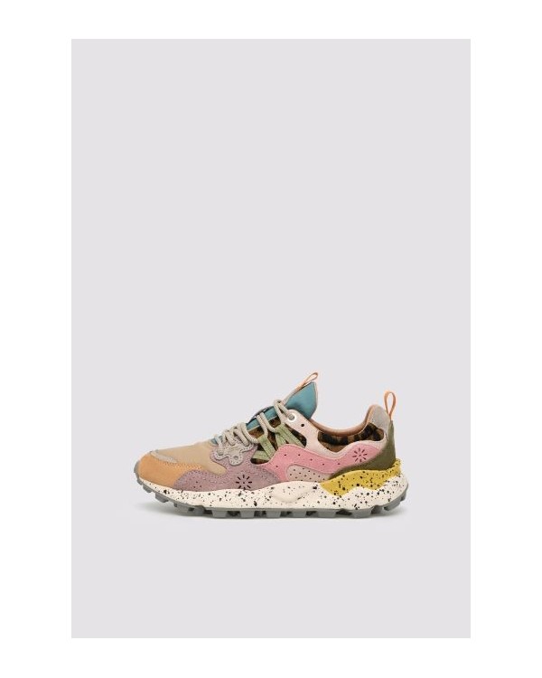 YAMANO 3 WOMAN SUEDE/NYLON/KNITTED FABRIC LEO