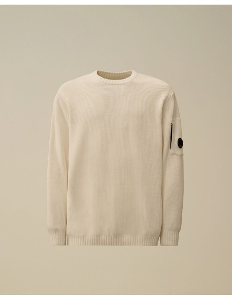 KNITWEAR CREW NECK IN CHENILLE COTTON