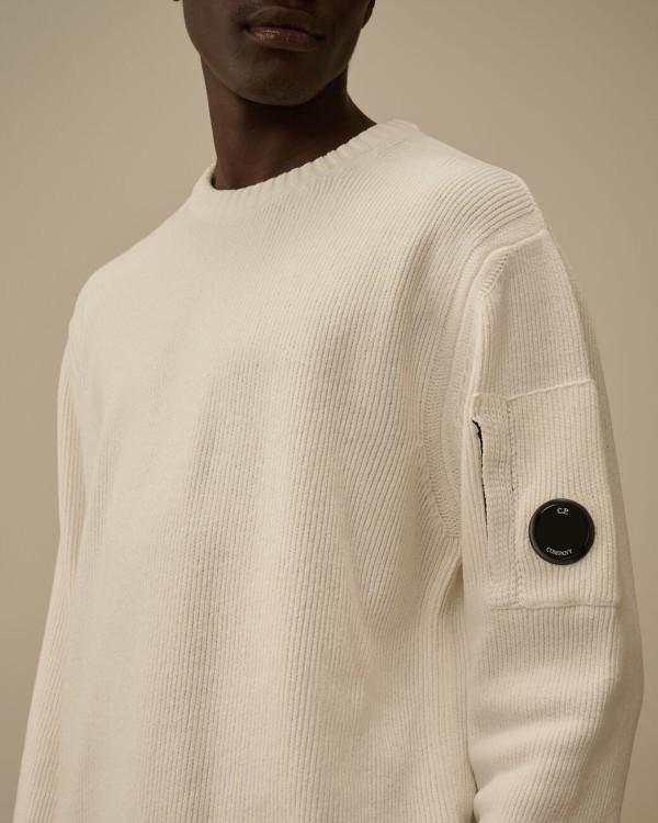 KNITWEAR CREW NECK IN CHENILLE COTTON 2