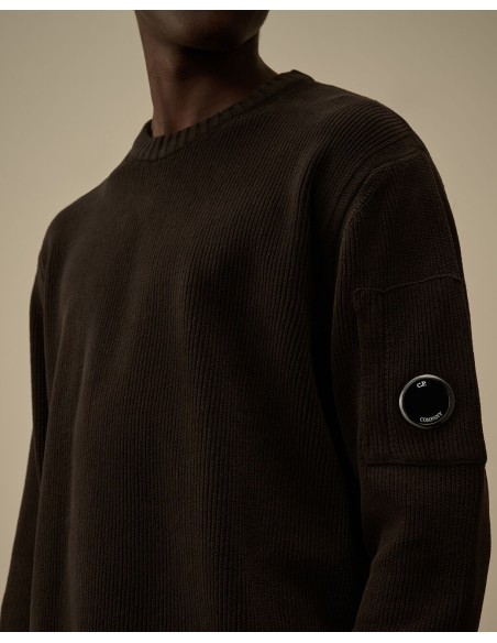 KNITWEAR CREW NECK IN CHENILLE COTTON