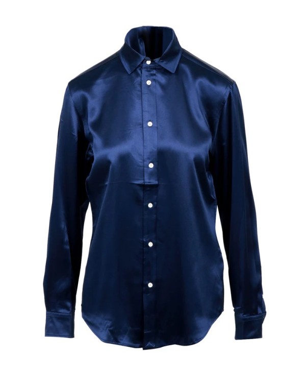 LONG SLEEVE-BUTTON FRONT SHIRT