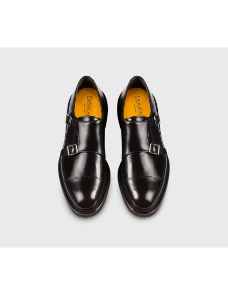 DOUBLE BUCKLE CAP TOE  GM DECO T.MORO SCURO -F.DO