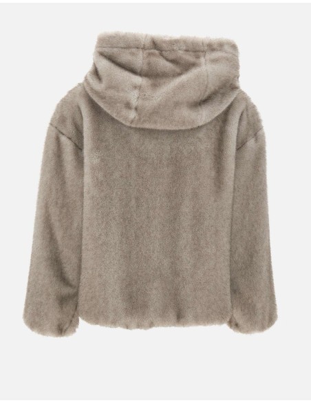 BOMBER SOFT FAUX FUR