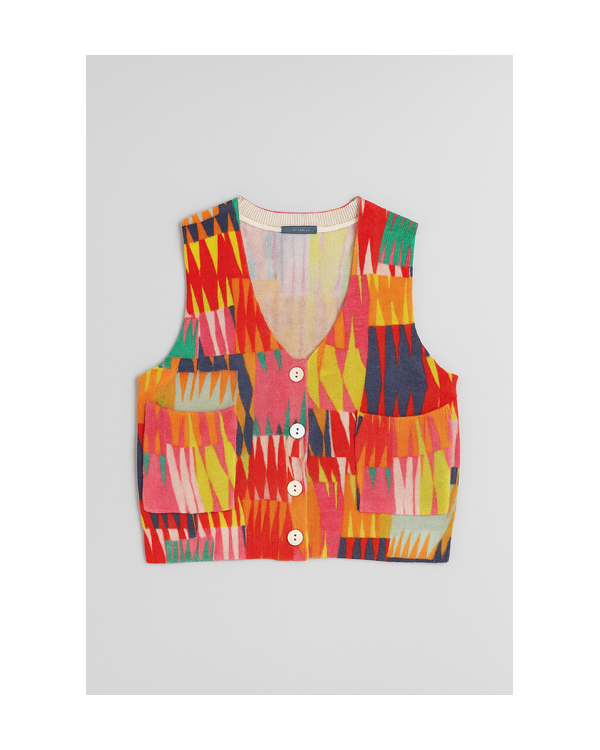 GILET STAMPATO