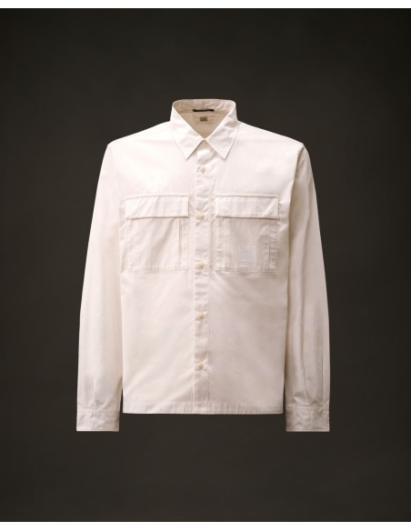 METROPOLIS SERIES GABARDINE LONG SLEEVE BUTTON SHI