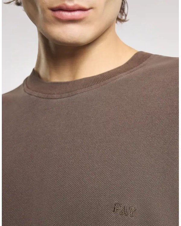 T-SHIRT FAY PIQUET TINTO FROSTED 2