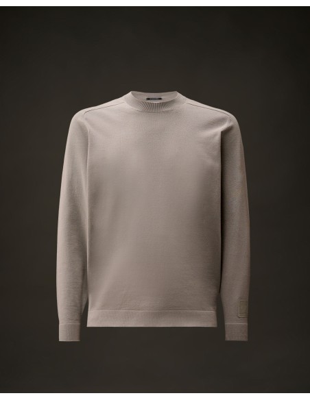 METROPOLIS SERIES COTTON STRETCH CREWNECK SWEATER