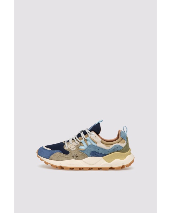 YAMANO 3 MAN SUEDE/NYLON NAVY-BLUE-KAKI