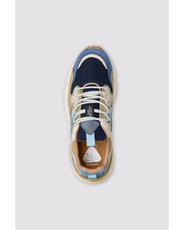 YAMANO 3 MAN SUEDE/NYLON NAVY-BLUE-KAKI 2