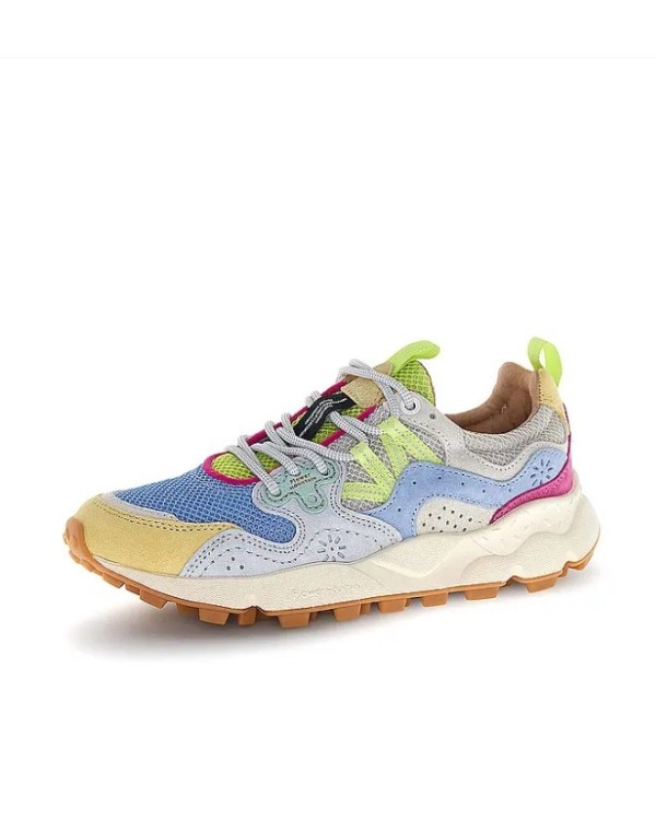 YAMANO 3 WOMAN SUEDE/RIPSTOP YELLOW/WHITE-AZURE 2