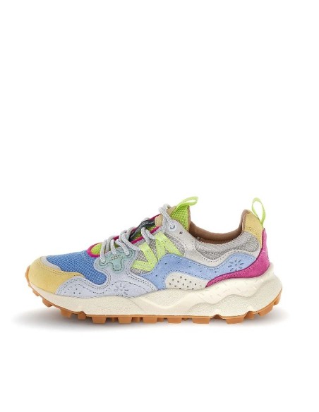 YAMANO 3 WOMAN SUEDE/RIPSTOP YELLOW/WHITE-AZURE