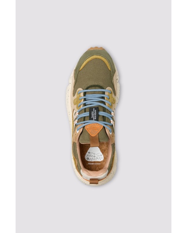 YAMANO 3 UNI SUEDE/CANVAS MILITARY-TAUPE 2