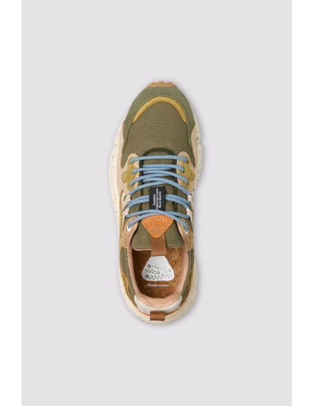 YAMANO 3 UNI SUEDE/CANVAS MILITARY-TAUPE