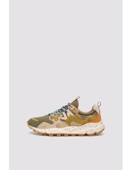 YAMANO 3 UNI SUEDE/CANVAS MILITARY-TAUPE