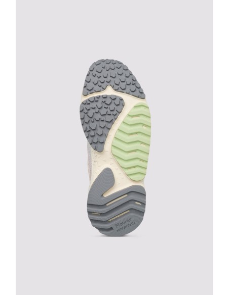 WAVE WOMAN SUEDE/NYLON PALE PINK-LILAC-L.GREEN