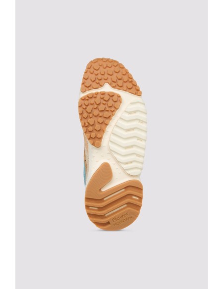WAVE WOMAN SUEDE/NYLON BEIGE-LIGHT BEIGE-OLD PINK