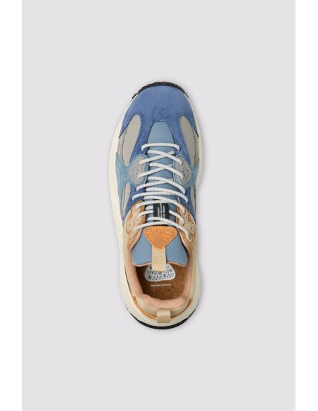 WAVE MAN SUEDE/NYLON LIGHT BLUE-LIGHT GREY
