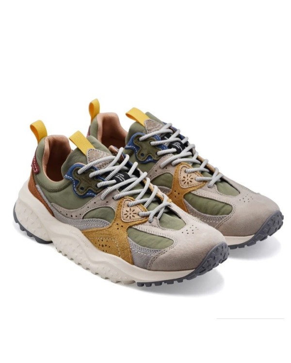 WAVE UNI SUEDE/NYLON DARK TAUPE-KAKI-BEIGE 2
