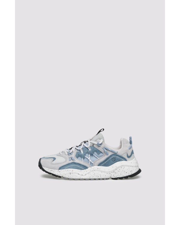YAMABUSHI  MAN SUEDE/NYLON RIPSTOP GREY-SUGAR-PAPE