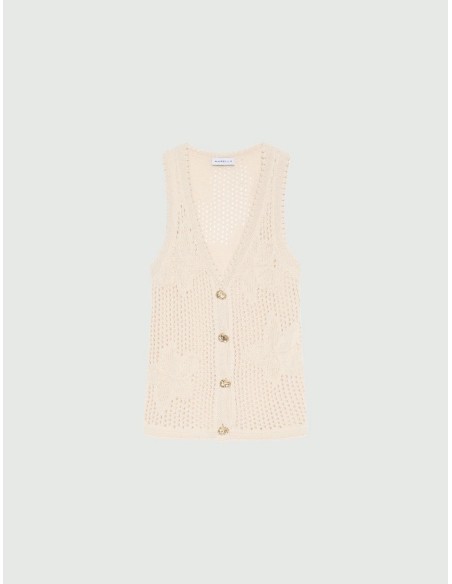 MLLASTICE-GILET IN MAGLIA