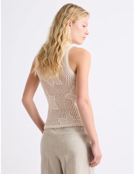 MLLASTICE-GILET IN MAGLIA