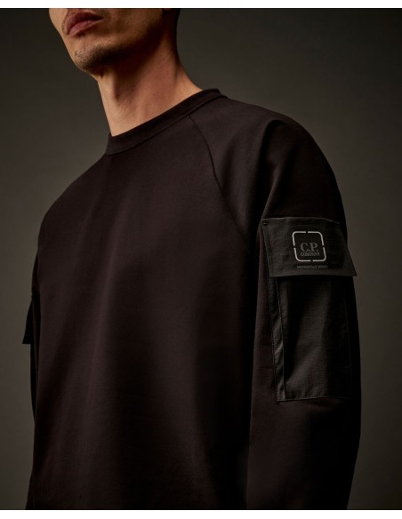 METROPOLIS SERIES STRETCH FLEECE MIXED CREWNECK  S