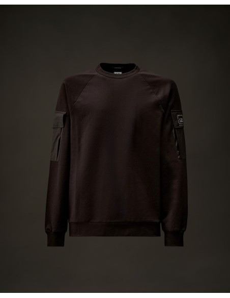 METROPOLIS SERIES STRETCH FLEECE MIXED CREWNECK  S