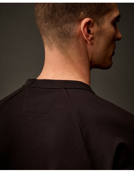 METROPOLIS SERIES STRETCH FLEECE MIXED CREWNECK  S