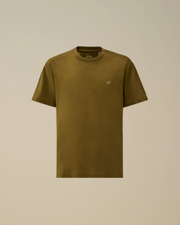 20/1 JERSEY PLATED LOGO T-SHIRT
