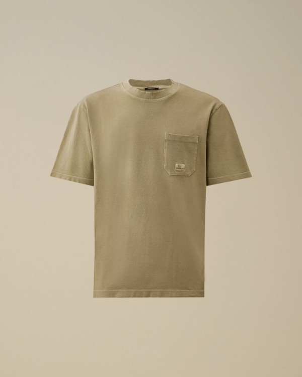 24/1 PIQUET PIGMENT DYED SHORT SLEEVE  T-SHIRT